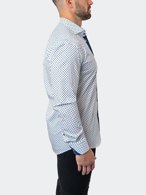 Maceoo Stretch Shirt | Einstein StretchMarbles87 White