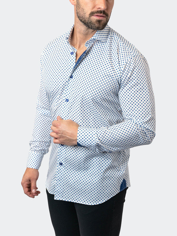 Maceoo Stretch Shirt | Einstein StretchMarbles87 White