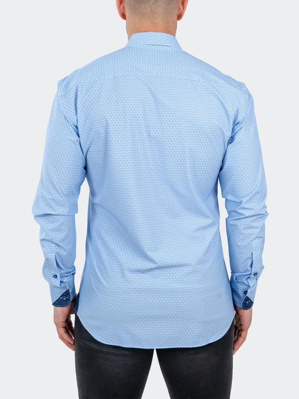 Maceoo Shirt | Einstein StretchDandy Blue