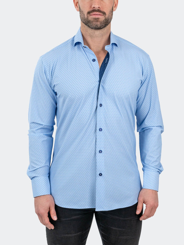 Maceoo Shirt | Einstein StretchDandy Blue