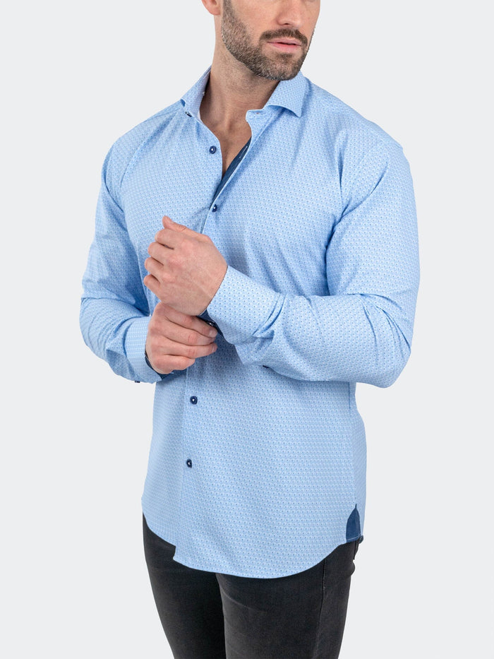 Maceoo Stretch Shirt | Einstein StretchDandy Blue