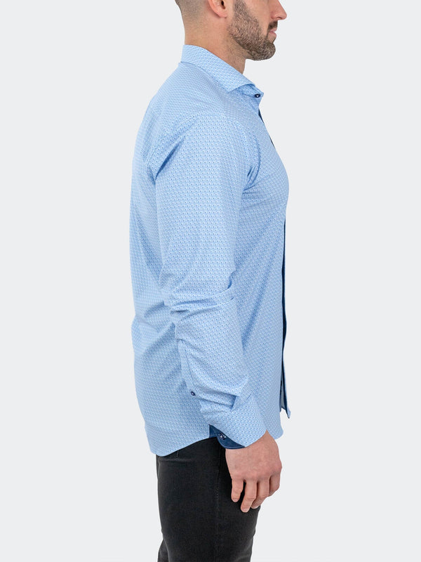 Maceoo Shirt | Einstein StretchDandy Blue