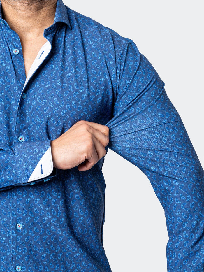 Maceoo Stretch Shirt | Einstein StretchOceanicBlue