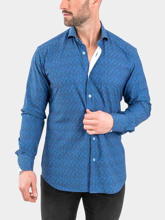 Maceoo Stretch Shirt | Einstein StretchOceanicBlue