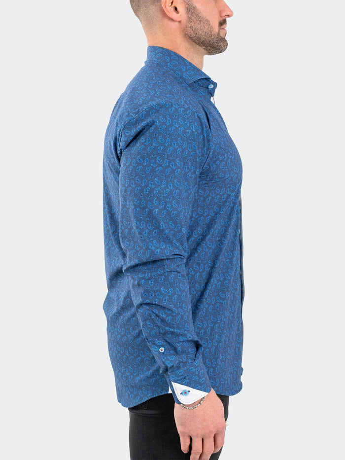 Maceoo Stretch Shirt | Einstein StretchOceanicBlue