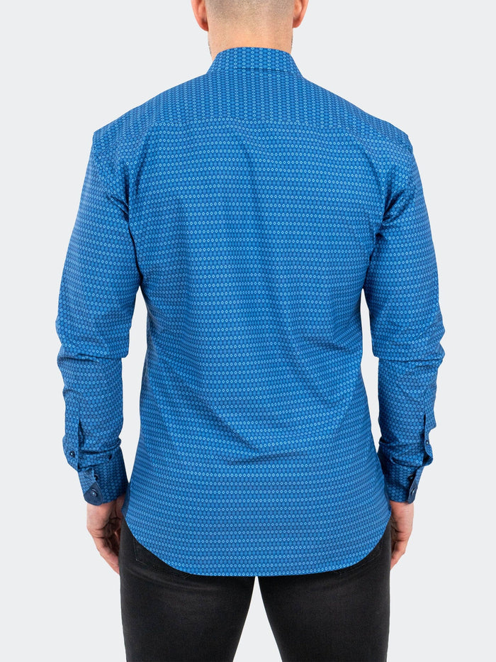 Maceoo Stretch Shirt | Einstein StretchSpectacle Blue