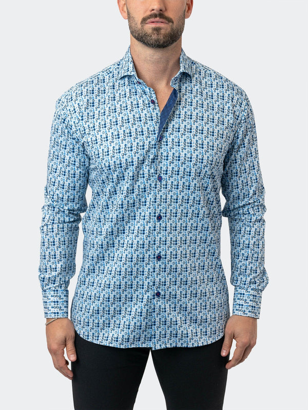 Maceoo Stretch Shirt | Einstein StretchStarTile 29 White