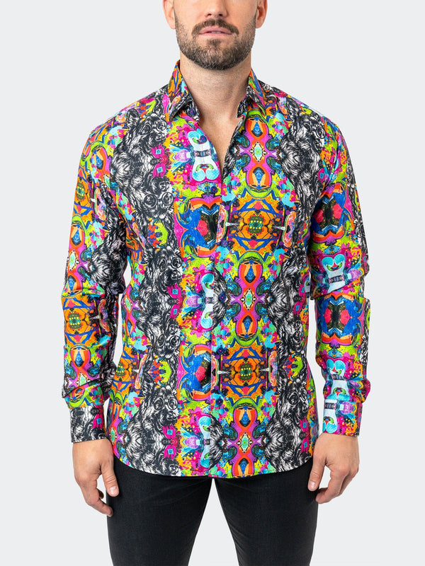 Maceoo Stretch Shirt | Fibonacci Aciddog 05 Multi