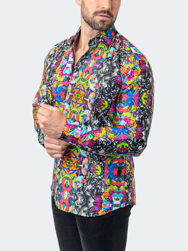 Maceoo Stretch Shirt | Fibonacci Aciddog 05 Multi