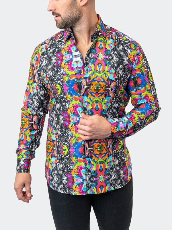 Maceoo Stretch Shirt | Fibonacci Aciddog 05 Multi