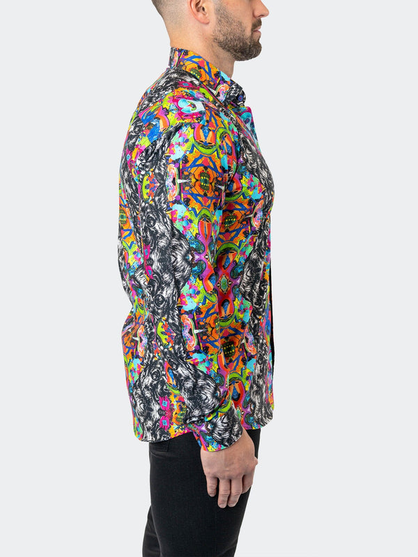 Maceoo Stretch Shirt | Fibonacci Aciddog 05 Multi