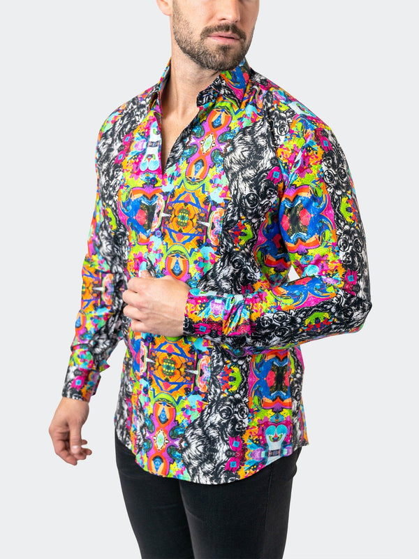 Maceoo Stretch Shirt | Fibonacci Aciddog 05 Multi