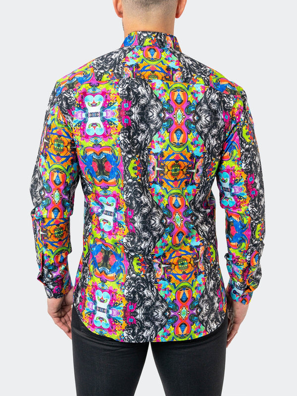 Maceoo Stretch Shirt | Fibonacci Aciddog 05 Multi