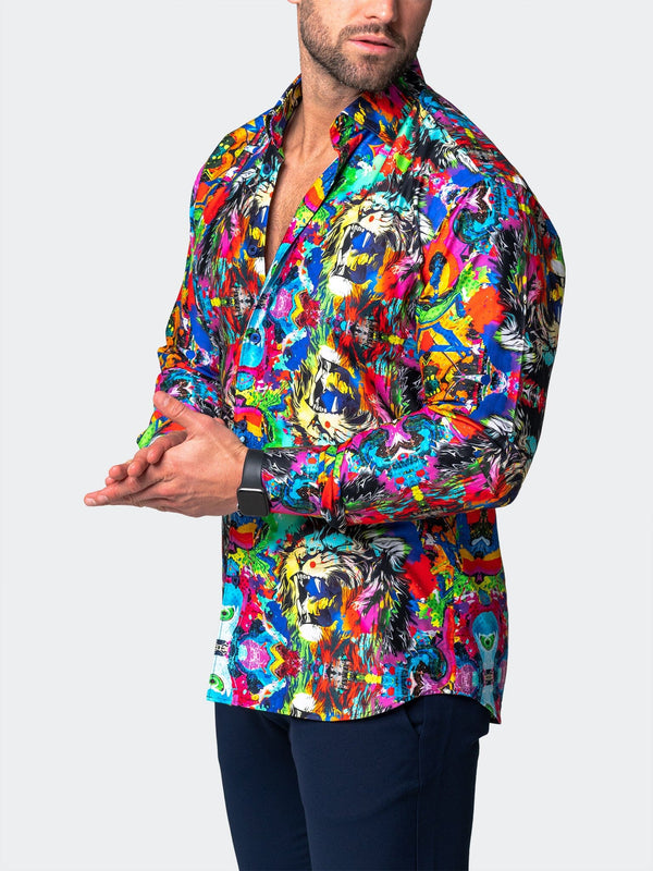 Maceoo Stretch Shirt | Fibonacci AcidRoar Multi