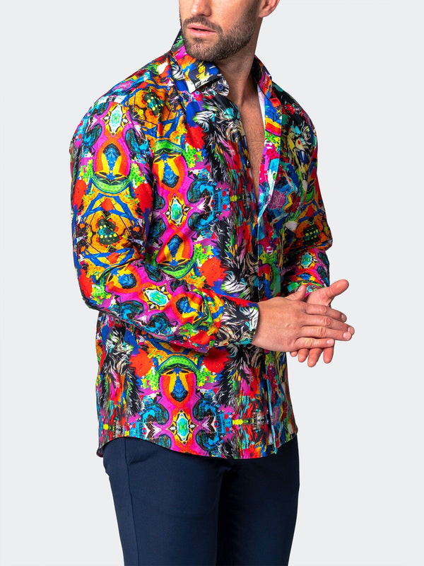 Maceoo Stretch Shirt | Fibonacci AcidRoar Multi