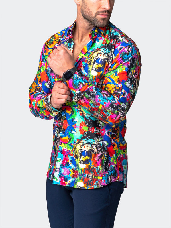 Maceoo Stretch Shirt | Fibonacci AcidRoar Multi