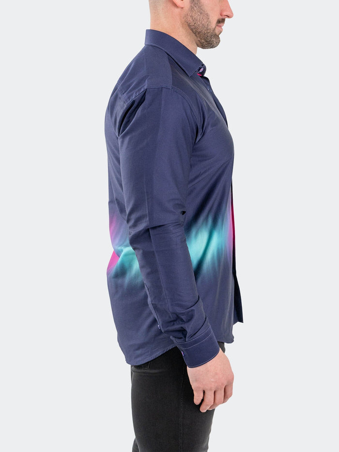 Maceoo Shirt | Fibonacci Aurora Purple