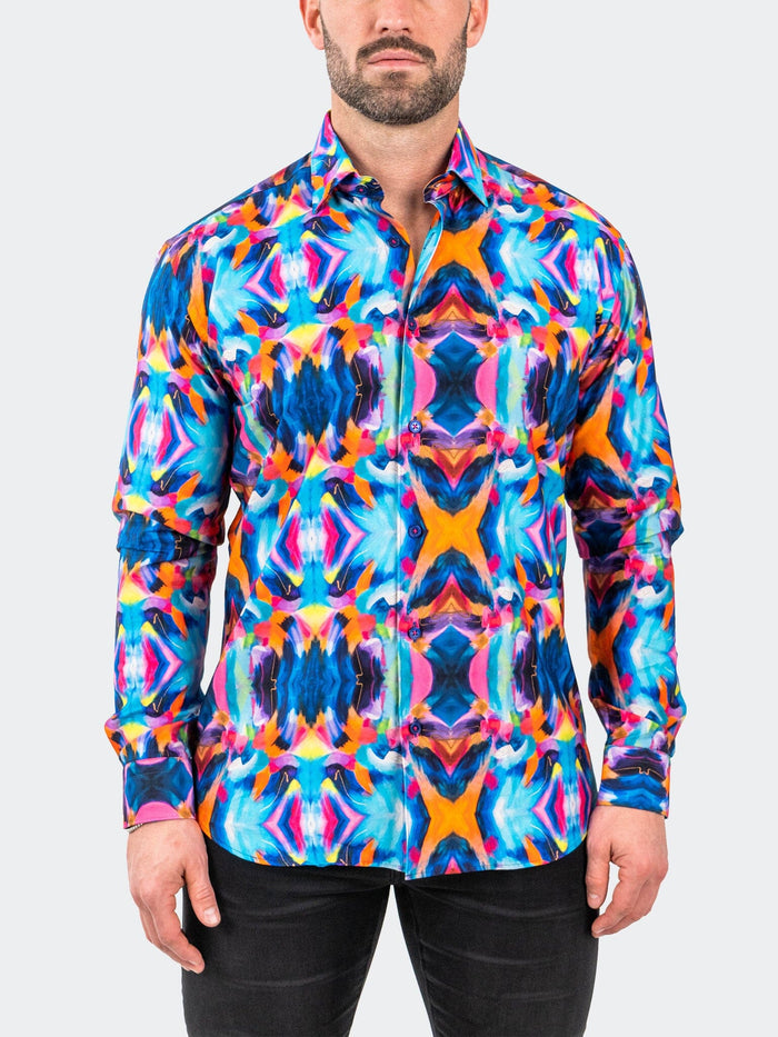 Maceoo Stretch Shirt | Fibonacci DiscoMakeup Multi