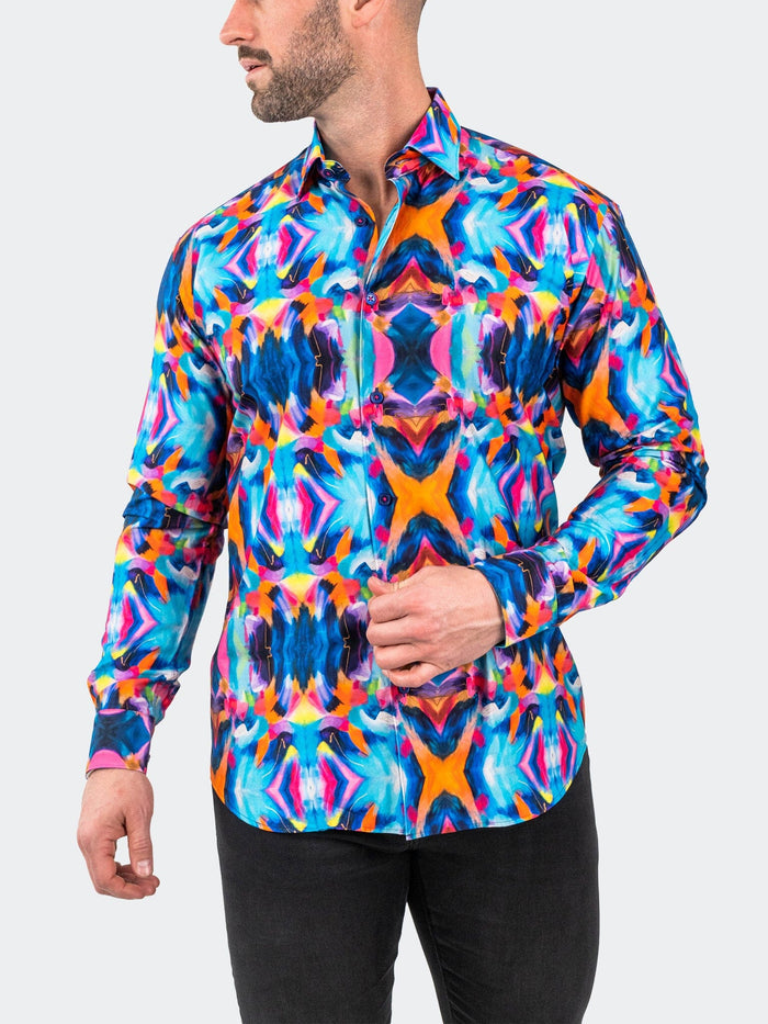 Maceoo Stretch Shirt | Fibonacci DiscoMakeup Multi