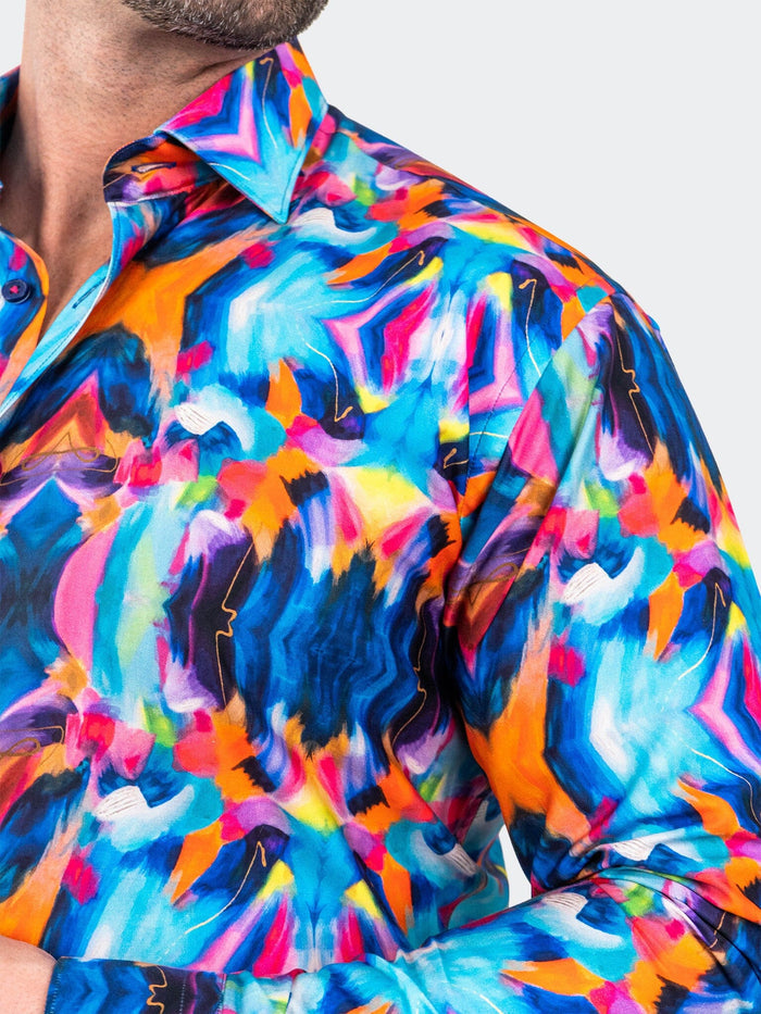 Maceoo Stretch Shirt | Fibonacci DiscoMakeup Multi