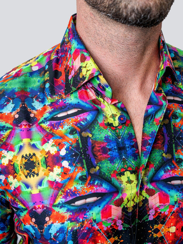 Maceoo Shirt | Fibonacci Kaleidoscope Multi