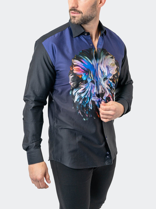 Maceoo Stretch Shirt | Fibonacci LionPaint 00 Multi