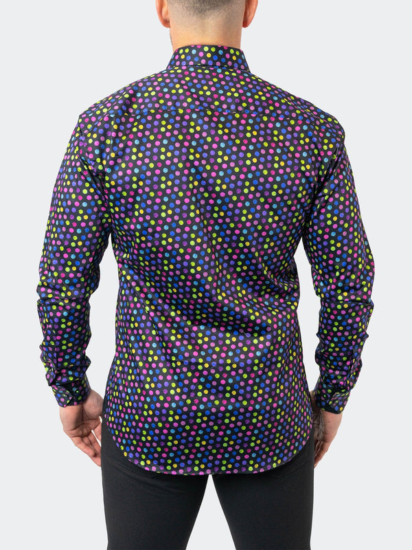 Maceoo Stretch Shirt | Fibonacci StretchSkittles Black