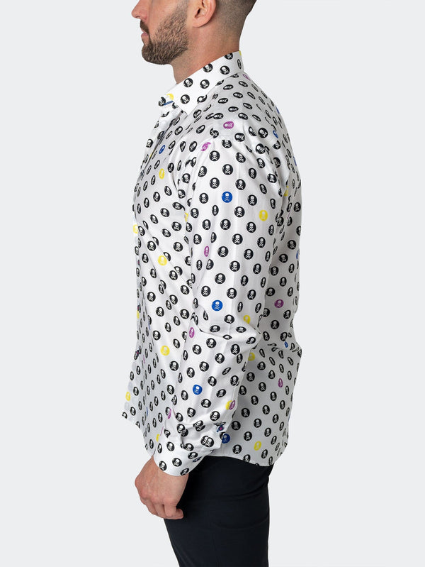 Maceoo Shirt | Fibonacci Skullcircle White