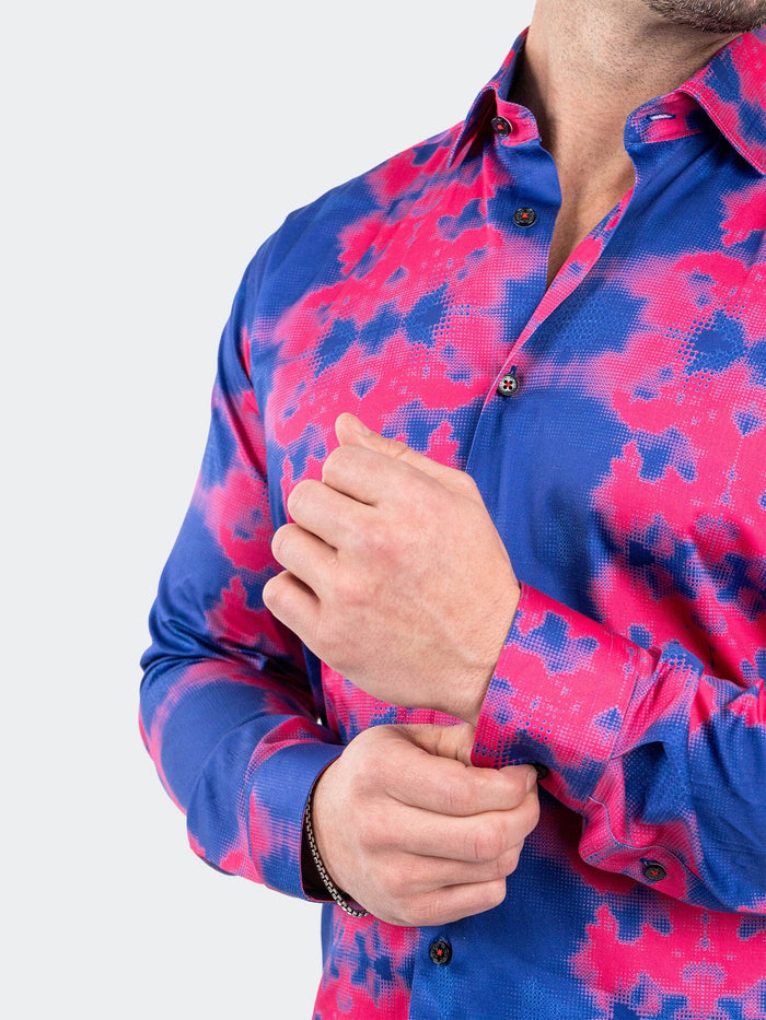 Maceoo Shirt | Fibonacci Temperate Blue