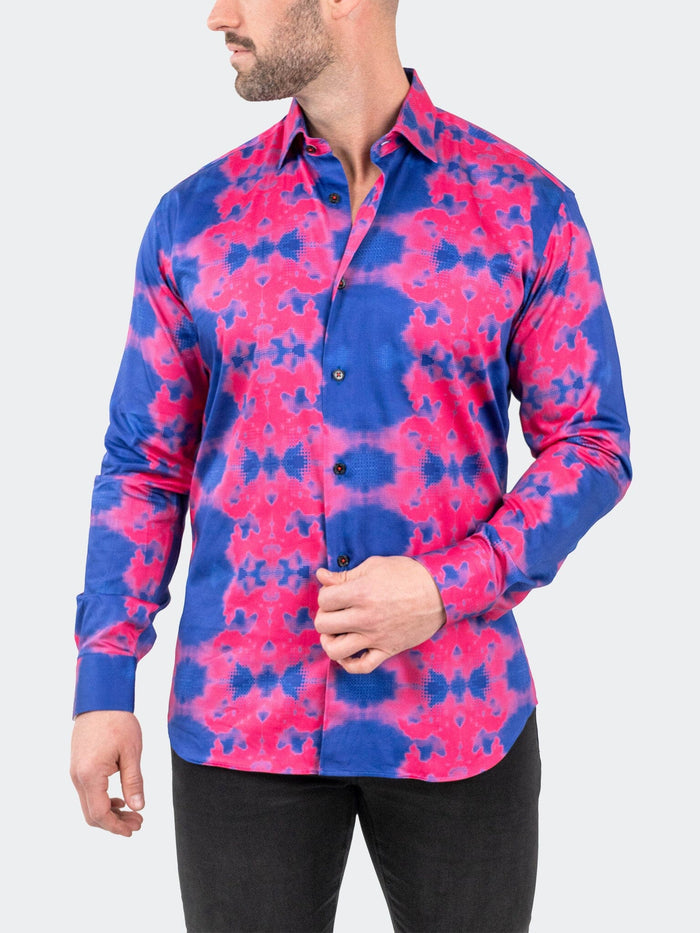 Maceoo Shirt | Fibonacci Temperate Blue