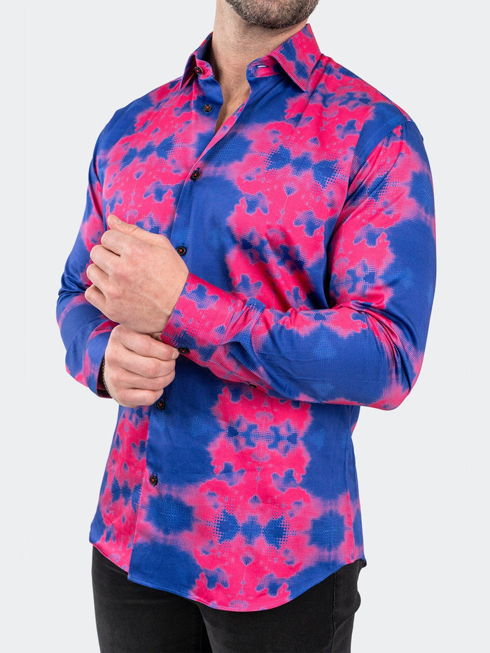 Maceoo Shirt | Fibonacci Temperate Blue