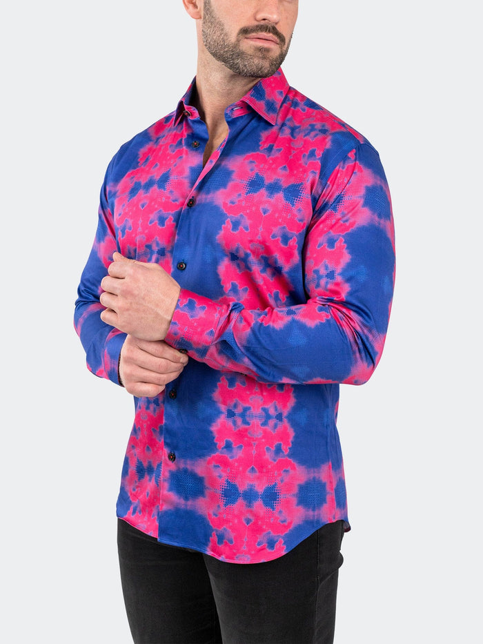 Maceoo Shirt | Fibonacci Temperate Blue