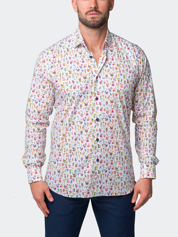 Maceoo Stretch Shirt | Fibonacci Tomy Multi