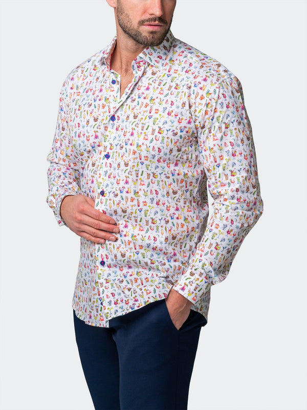 Maceoo Stretch Shirt | Fibonacci Tomy Multi