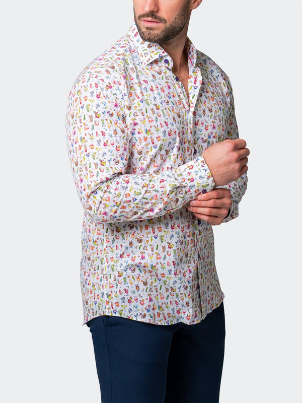 Maceoo Stretch Shirt | Fibonacci Tomy Multi