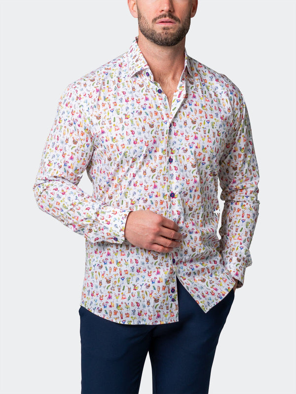 Maceoo Stretch Shirt | Fibonacci Tomy Multi