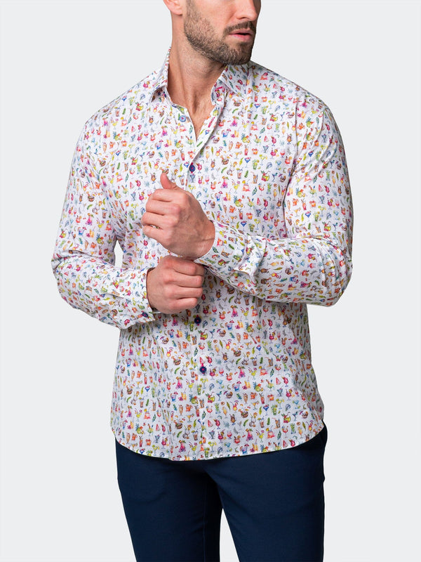 Maceoo Stretch Shirt | Fibonacci Tomy Multi