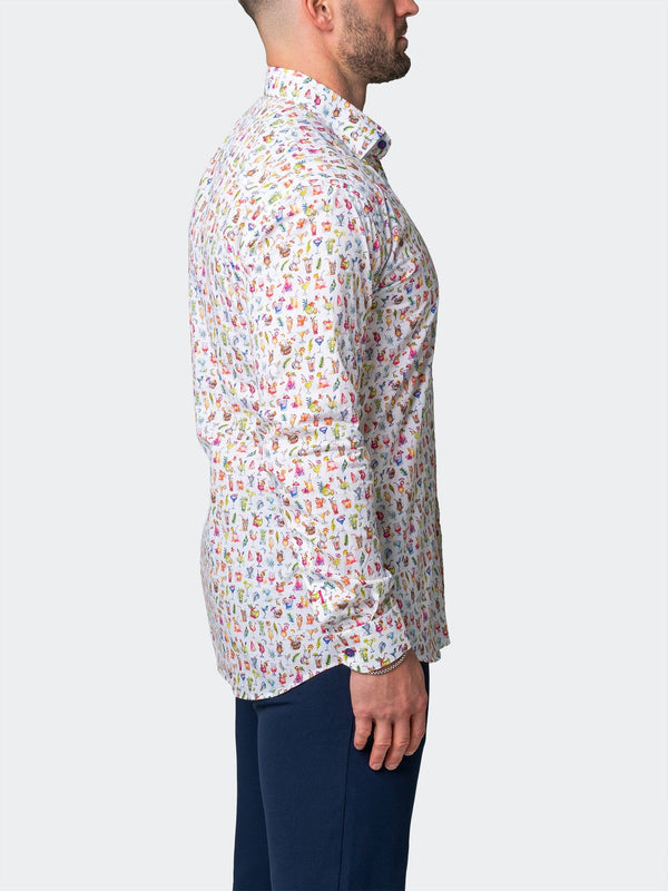 Maceoo Stretch Shirt | Fibonacci Tomy Multi