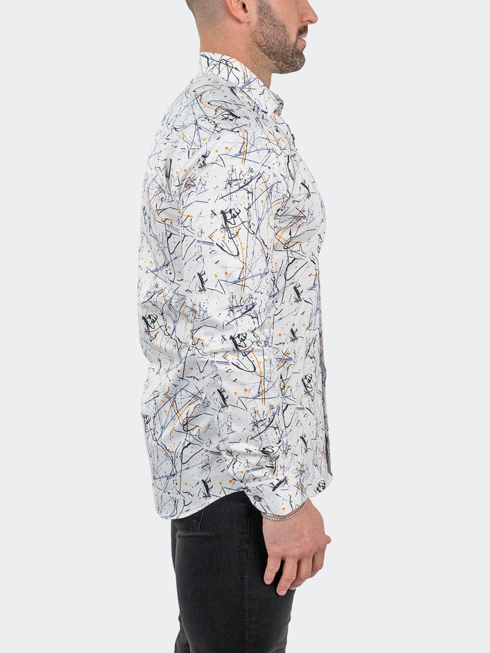 Maceoo Stretch Shirt | Fibonnaci Amazigh White