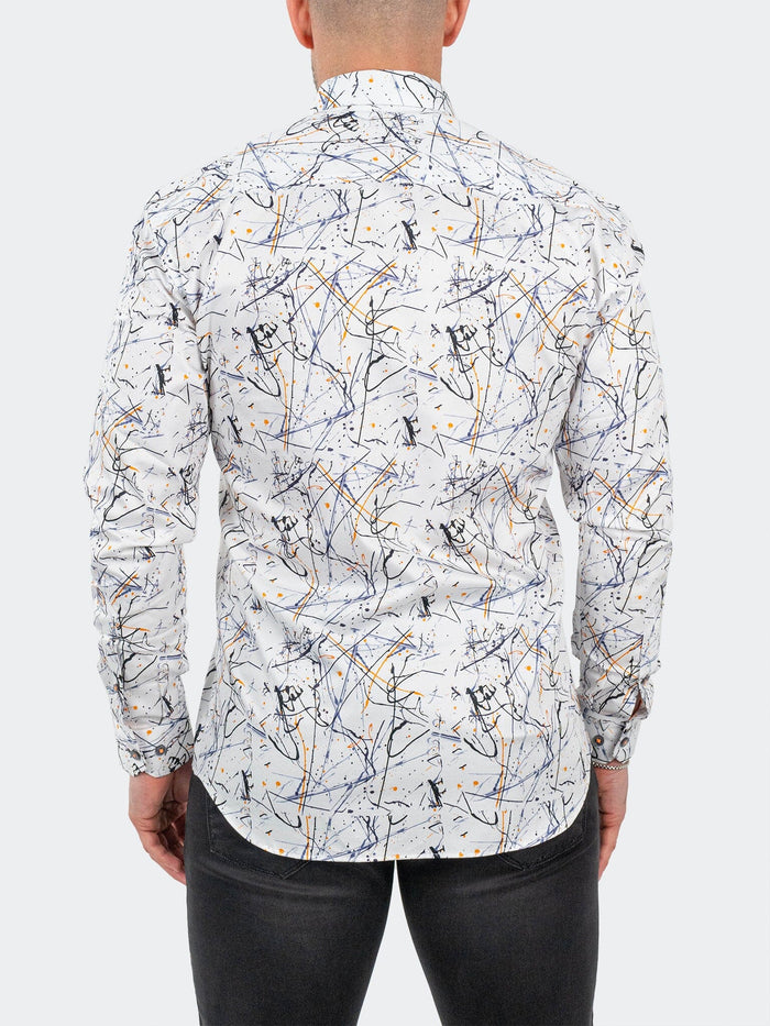 Maceoo Stretch Shirt | Fibonnaci Amazigh White