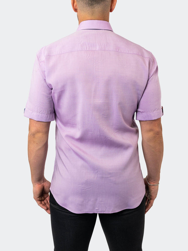 Maceoo Stretch Short Sleeve Shirt | Galileo Lavender 37 Purple