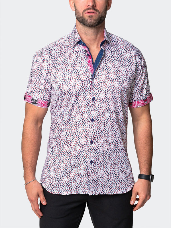 Maceoo Stretch Short-Sleeve Shirt | Galileo Pool Multi