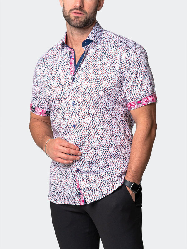 Maceoo Stretch Short-Sleeve Shirt | Galileo Pool Multi