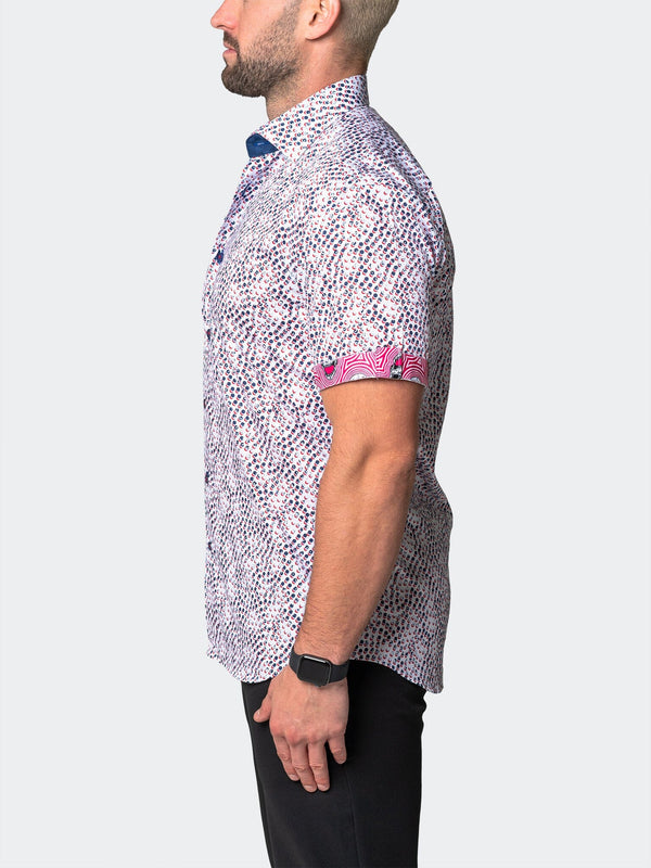 Maceoo Stretch Short-Sleeve Shirt | Galileo Pool Multi