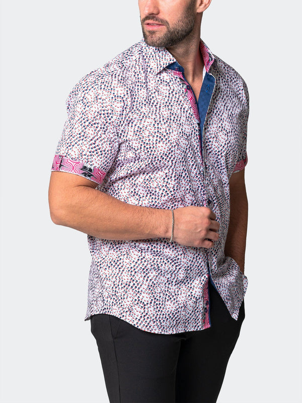 Maceoo Stretch Short-Sleeve Shirt | Galileo Pool Multi