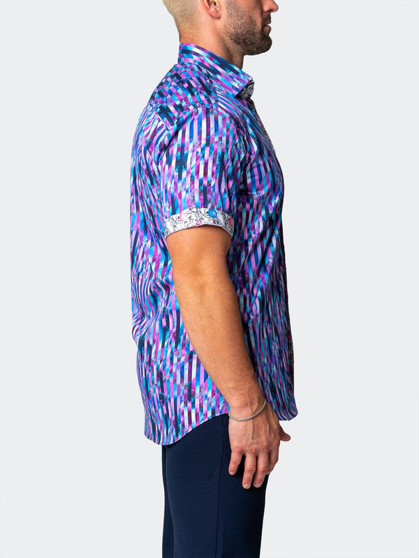 Maceoo Stretch Short-Sleeve Shirt | Galileo Stride Multi