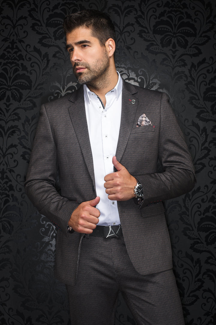 Au Noir Blazer | Harrelson Brown Navy