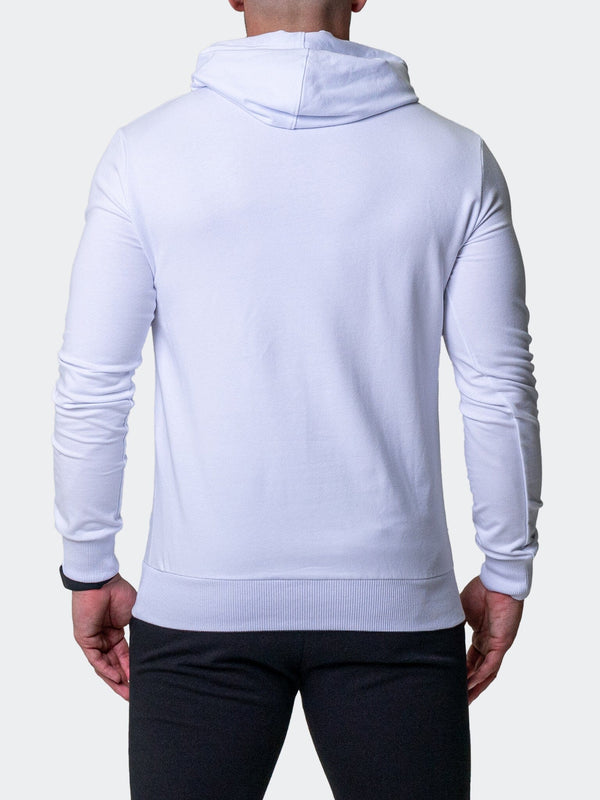 Maceoo Stretch Athletic Wear | Hoodie Neon White