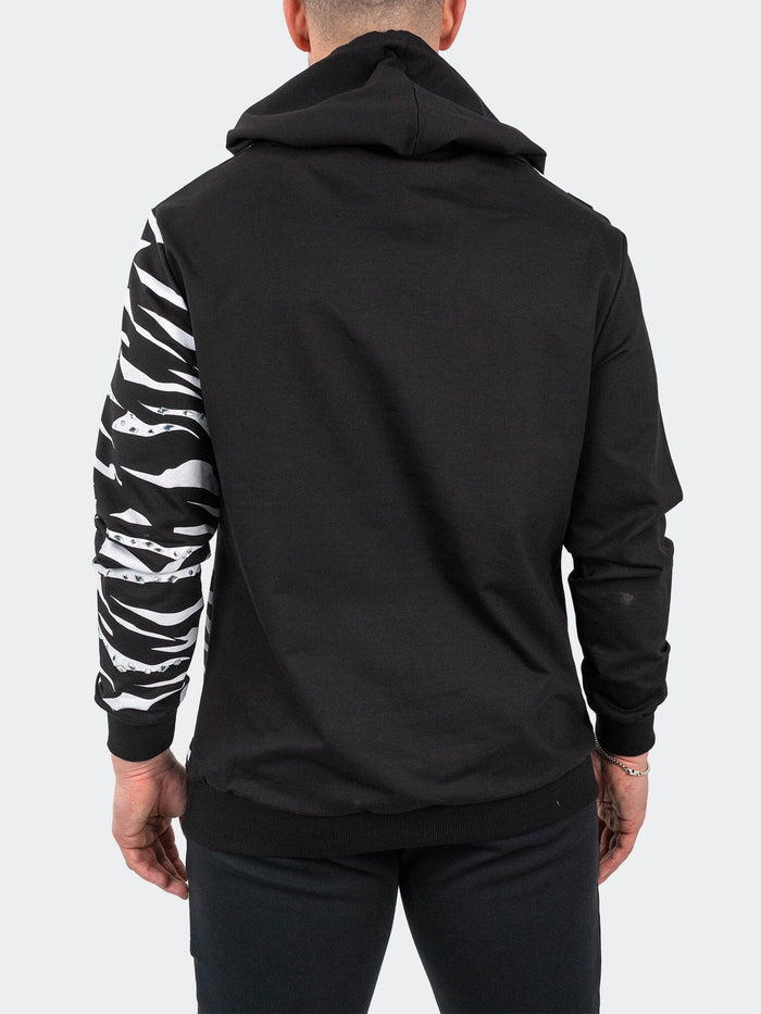 Maceoo Stretch Athletic Wear | Hoodie Ziger Black