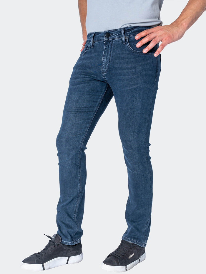 Maceoo Stretch Pant | Jeans Classic Blue